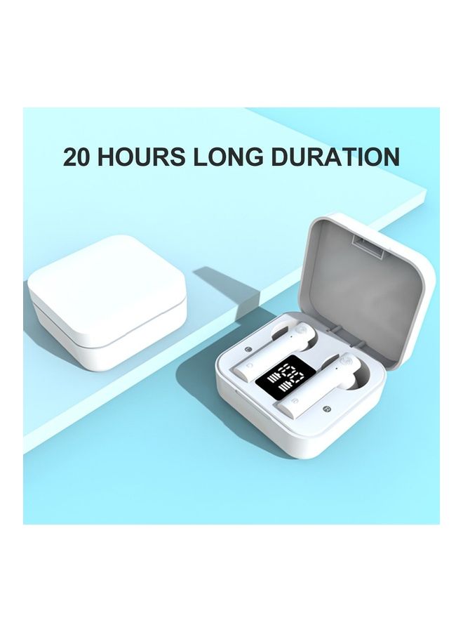 Generic - TWS Bluetooth Earphones with Charging Case White - Image 1