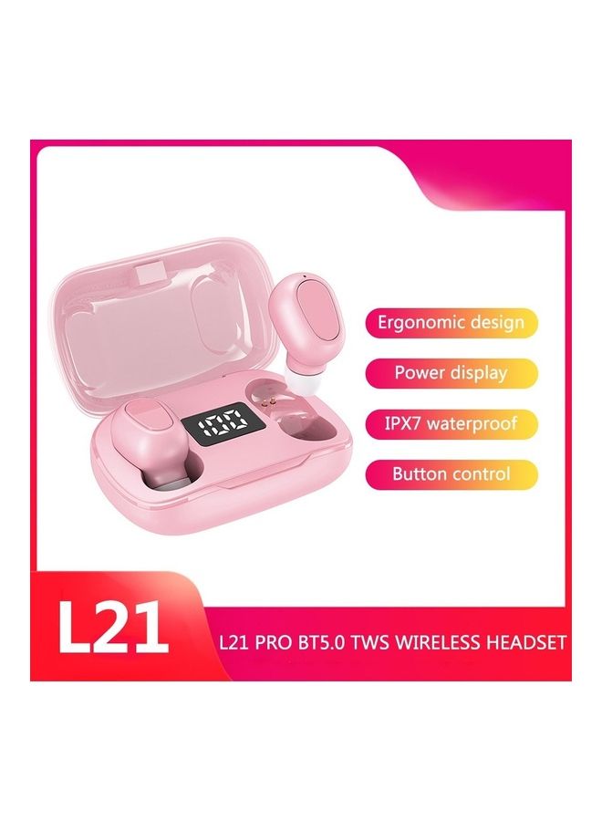 L21 Pro TWS Wireless Headset Pink