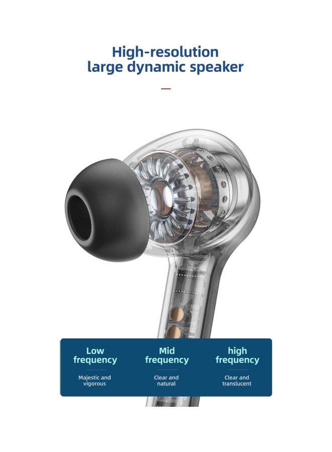 Touch Control Stereo Earbuds With Mic Blue - Image 2