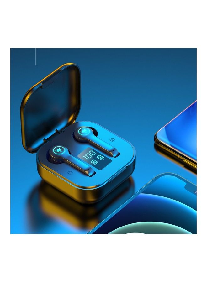 Touch Control Stereo Earbuds With Mic Blue - Image 3