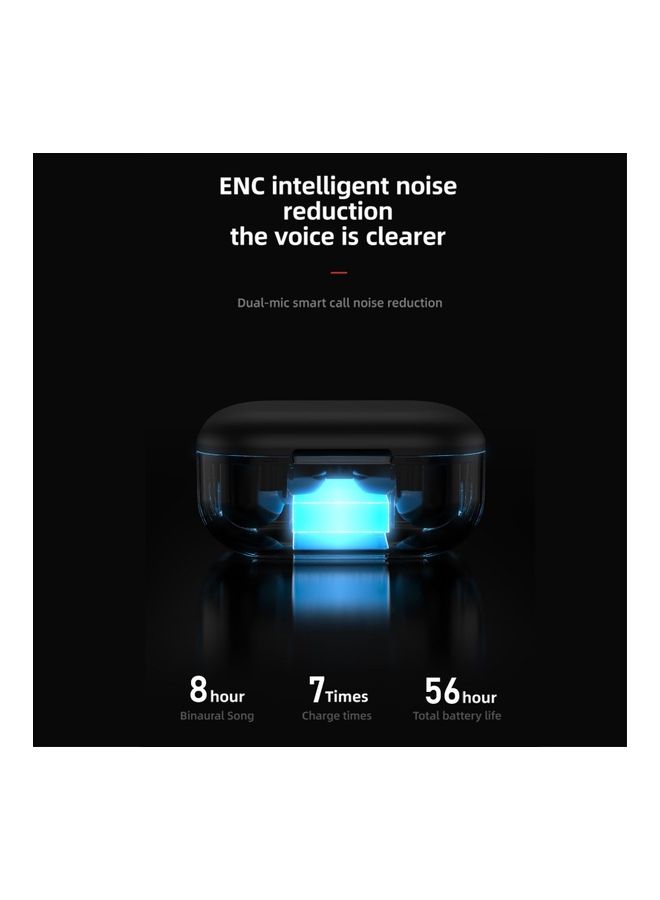 Touch Control Stereo Earbuds With Mic Blue - Image 4