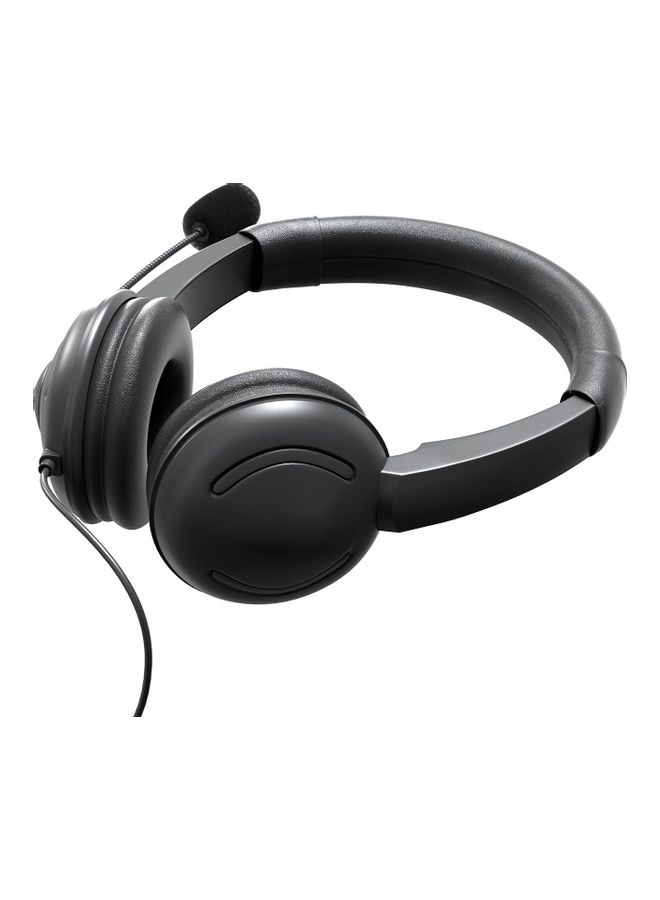 USB Wired Headset With Noise Cancelling Microphone multicolour