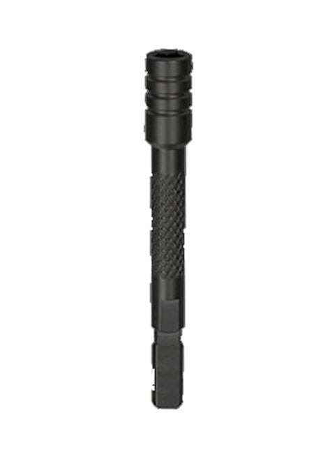 Bit Driver Extender Black 10x0.5x0.5cm
