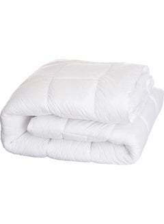 Sleep night Top Mattress Pad With 4 Elasticated Corner Straps Cotton white  - Image 3