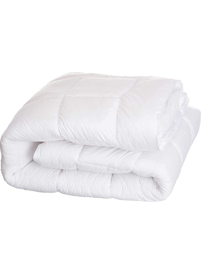 Sleep night - Top Mattress Pad For Single Size Bed With 4 Elasticated Corner Straps cotton White 200x114cm - Image 1