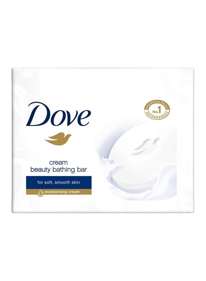Dove Pack Of 3 Cream Beauty Bathing Bar White 100grams