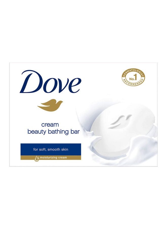 Dove Pack Of 5 Cream Beauty Bathing Soap Bar White 5x75grams - Image 2