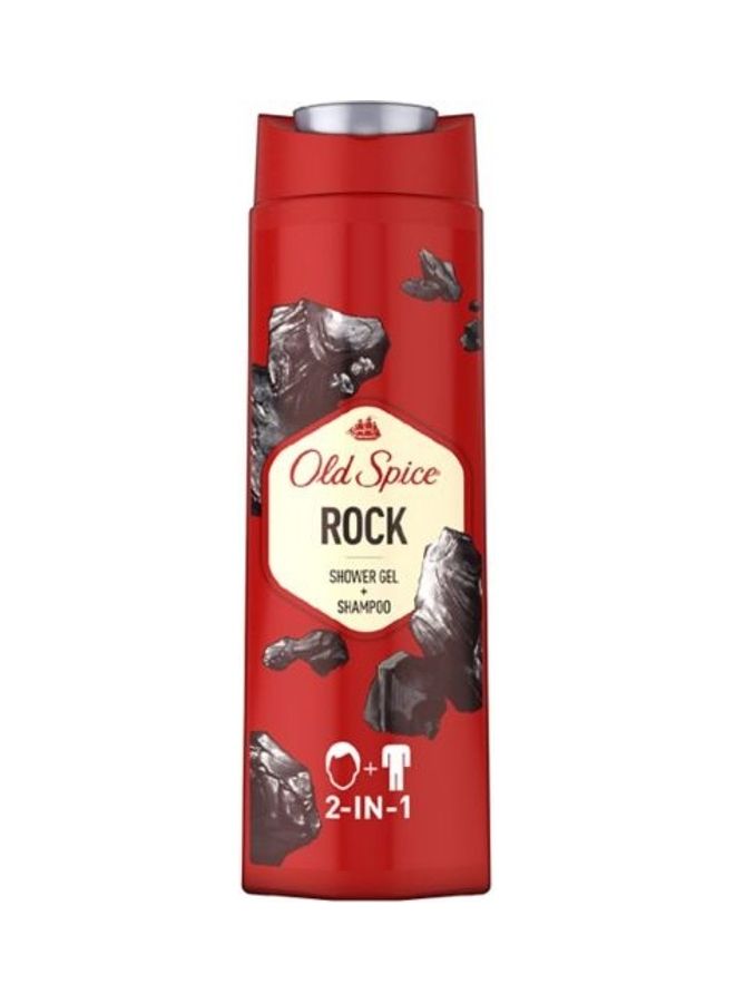 Old Spice Rock Shower Gel Shampoo Red 400ml 