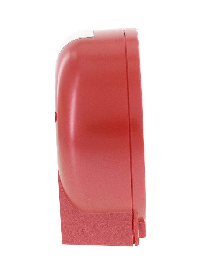 كاسيو ساعة منبه بعقارب للطاولة أحمر وأسود - Image 3