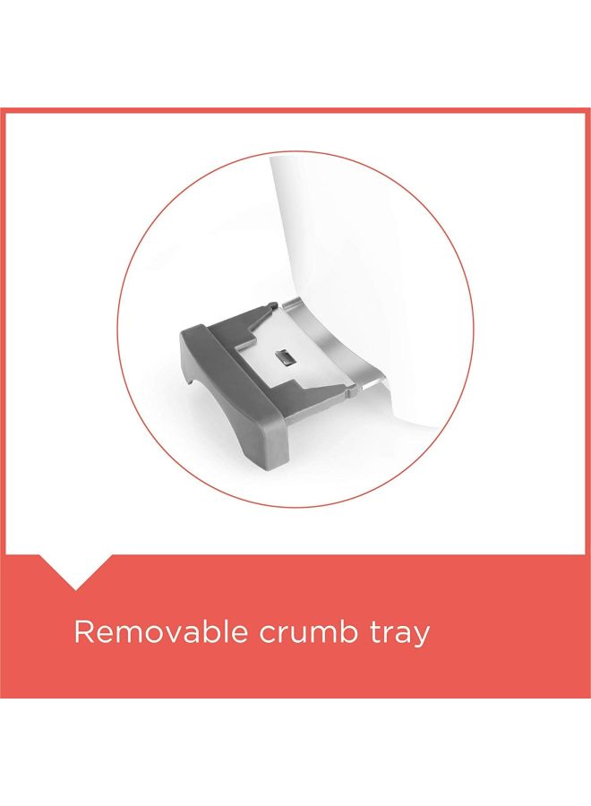 BLACK+DECKER 2-Slice Toaster 800.0 W ET122 Silver/Black - Image 5