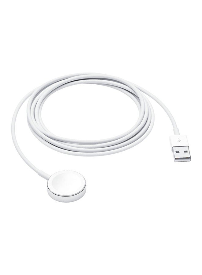 Apple - Watch Magnetic Charging Cable White - Image 1
