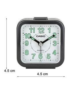 CASIO Analog Alarm Desk Clock White/Black/Green 67x64x34mm  - Image 5