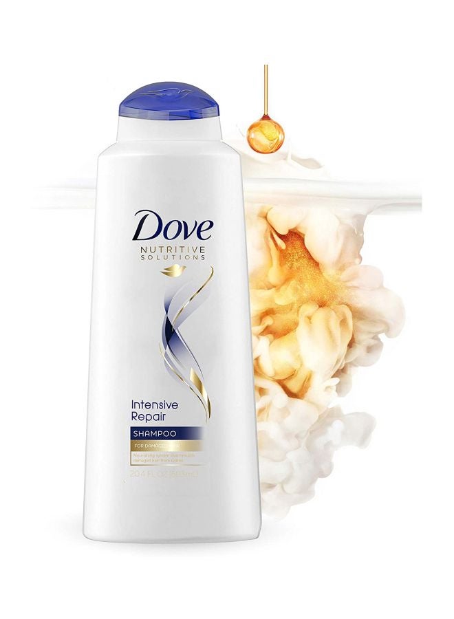 دوف شامبو الإصلاح المكثف أبيض/أزرق 400ملليلتر - Image 3