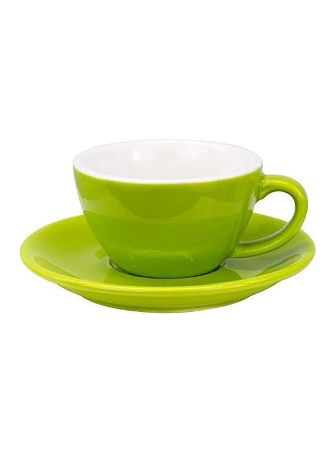 MIBRU - Coffee Cup With Saucer Pistachio 150ml - Image 1
