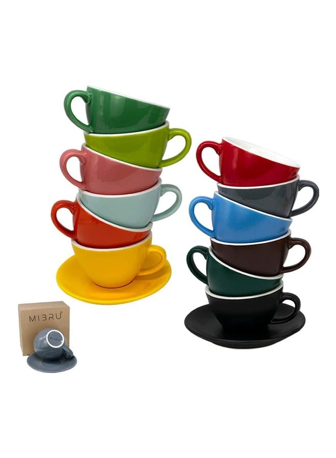 MIBRU - Coffee Cup With Saucer Pistachio 150ml - Image 1