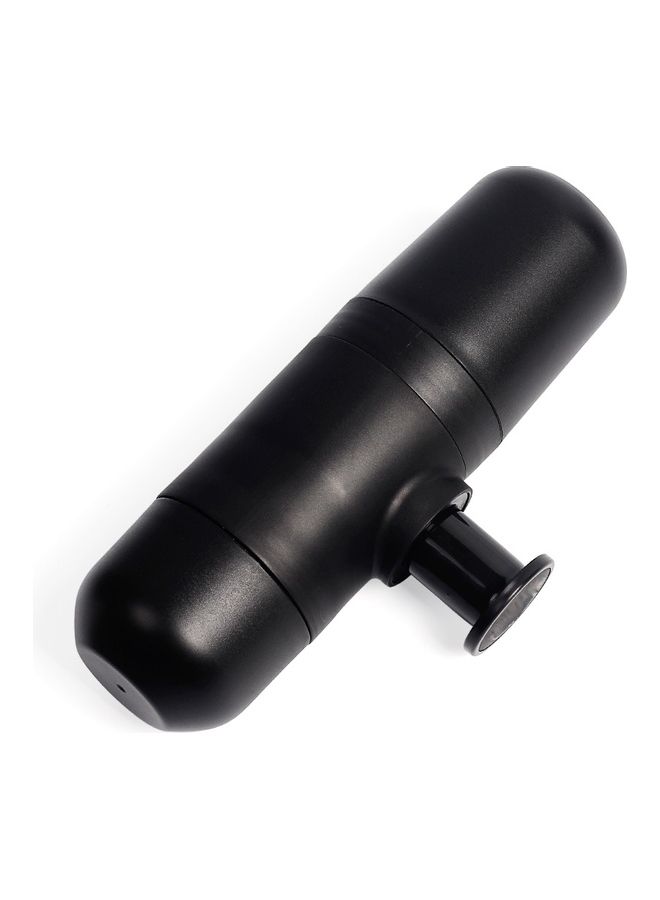 Portable Coffee Maker Manual Pressure Style Portable Coffee Maker Quick Coffee Machine for Travel, Home, Office Black Black 21x8x8cm - Image 2