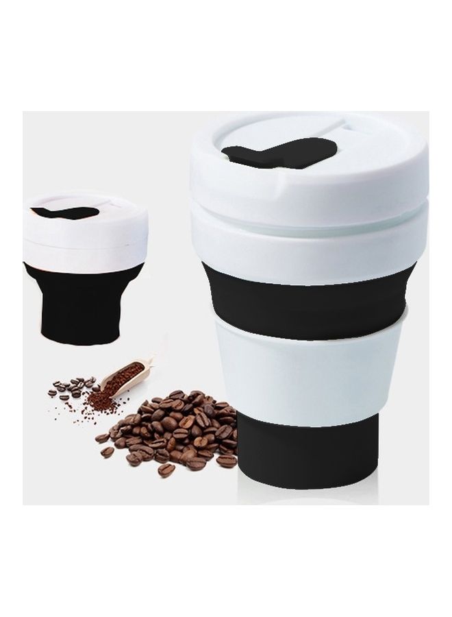 Pocket-Sized Cup With Lid Black/White 20x6x6cm - Image 2