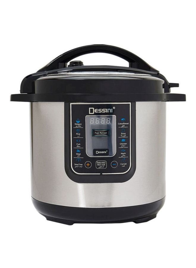 DESSINI Electric Pressure Cooker 12.0 L 1500.0 W AKAT50 Black/Silver - Image 1
