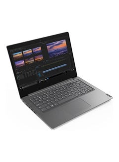 Lenovo V14 ADA Laptop With 14-Inch HD Display, AMD A4 3020E Processor/4GB RAM DDR4/1TB HHD/DOS(Without Windows)/Integrated Radeon Graphics/ Arabic Iron Grey  - Image 2