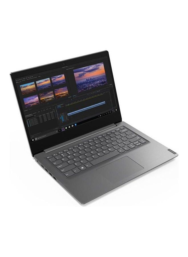 Lenovo V14 ADA Laptop With 14-Inch HD Display, AMD A4 3020E Processor/4GB RAM DDR4/1TB HHD/DOS(Without Windows)/Integrated Radeon Graphics/ Arabic Iron Grey  - Image 2