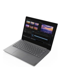 Lenovo V14 ADA Laptop With 14-Inch HD Display, AMD A4 3020E Processor/4GB RAM DDR4/1TB HHD/DOS(Without Windows)/Integrated Radeon Graphics/ Arabic Iron Grey  - Image 3