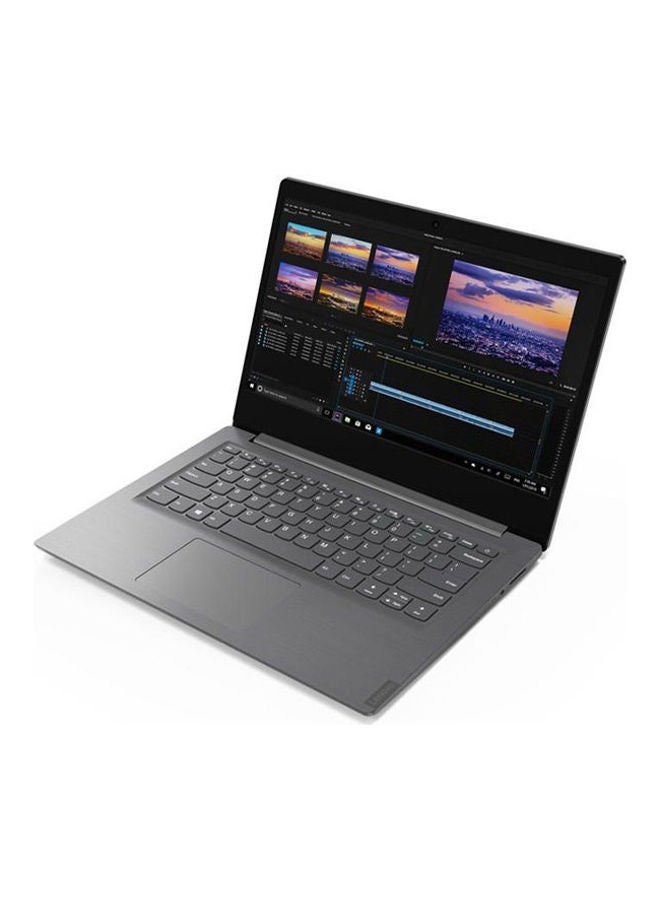 Lenovo V14 ADA Laptop With 14-Inch HD Display, AMD A4 3020E Processor/4GB RAM DDR4/1TB HHD/DOS(Without Windows)/Integrated Radeon Graphics/ Arabic Iron Grey  - Image 3