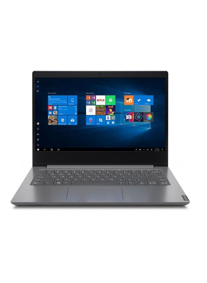 Lenovo V14 ADA Laptop With 14-Inch HD Display, AMD A4 3020E Processor/4GB RAM DDR4/1TB HHD/DOS(Without Windows)/Integrated Radeon Graphics/ Arabic Iron Grey  - Image 1