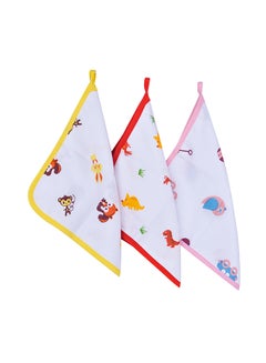 3-Piece Various Print Baby Napkin Set