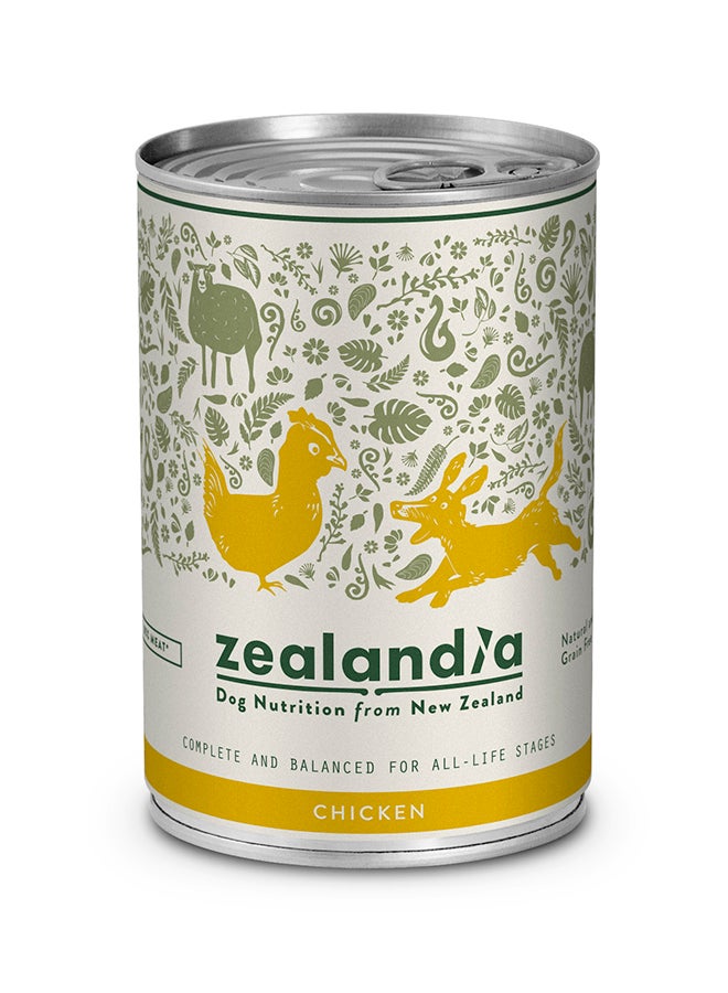 ZEALANDIA Dog Chicken Pate Multicolour 385grams 
