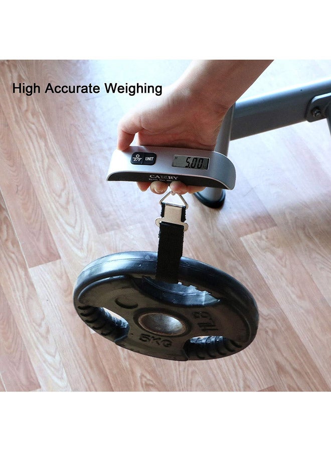 CAMRY - Digital Luggage Scale Silver - Image 1