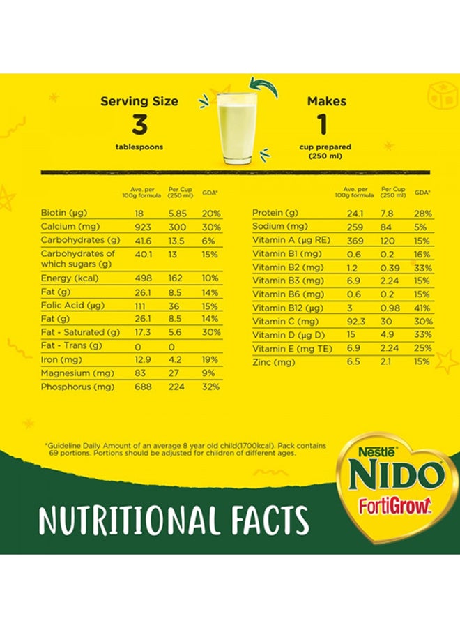 Nido Fortified Full Cream Milk Powder 2250grams  - Image 2