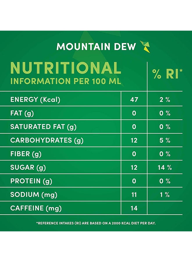 Mountain Dew - Carbonated Soft Drink Can 295ml Pack of 8 - Image 1