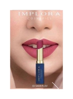 Implora Lipstick Matte Sheer Plum  - Image 2