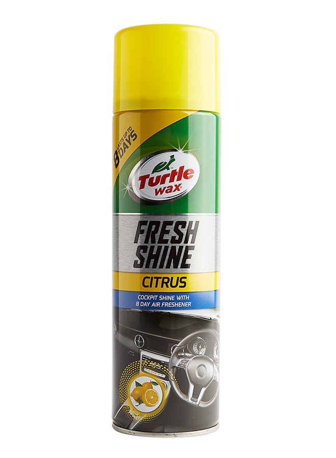 Turtle wax Fresh Cockpet Shine With 8 Days Citrus Air Freshener - Image 1