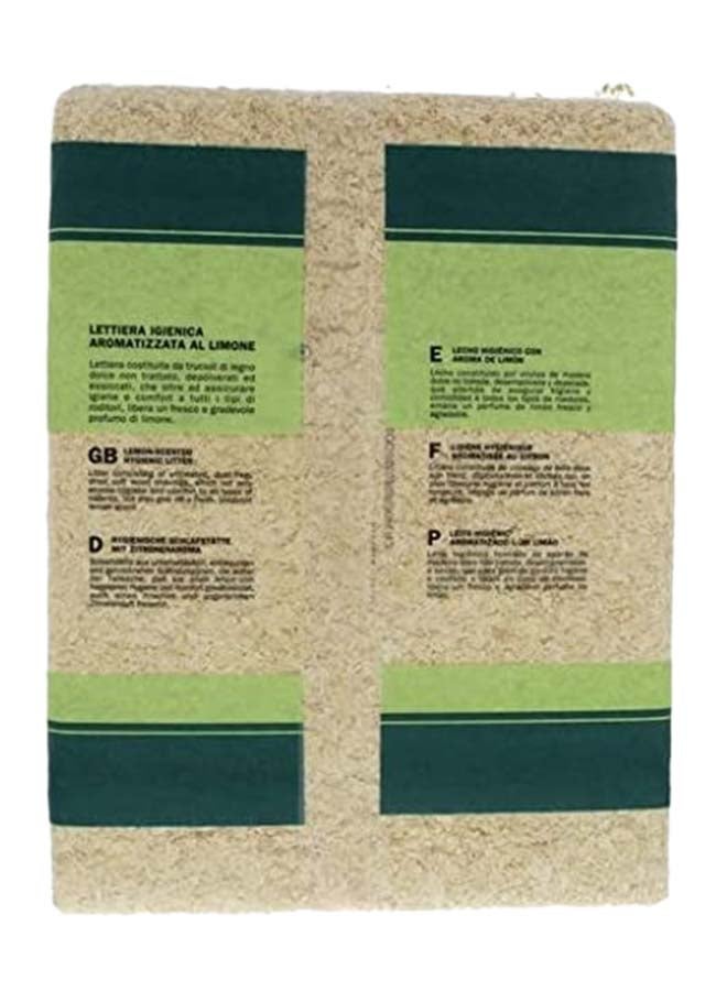 بادوفان غطاء سرير Wood Chips للحيوانات الأليفة الصغيرة برائحة الليمون 1كيلوجرام - Image 2