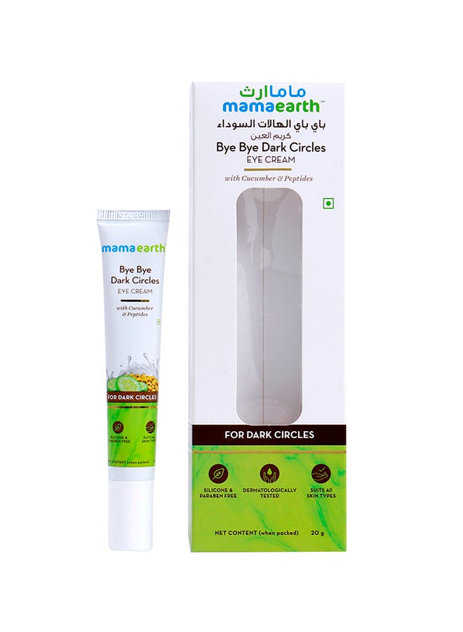 Mamaearth - Bye Bye Dark Circles Under Eye Cream 20grams - Image 1