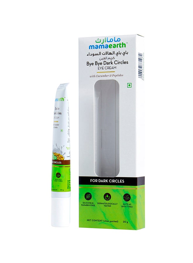 Mamaearth - Bye Bye Dark Circles Under Eye Cream 20grams - Image 1