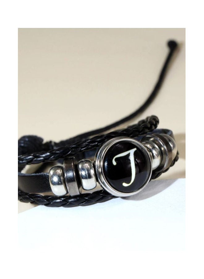 Graphic Letter J Braided Bracelet  - Image 2