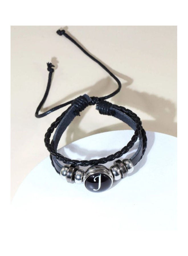 Graphic Letter J Braided Bracelet  - Image 3