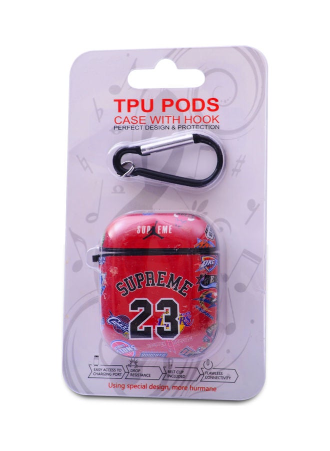 Generic - Apple AirPods Animation Case -  Basket ball Multicolour - Image 1