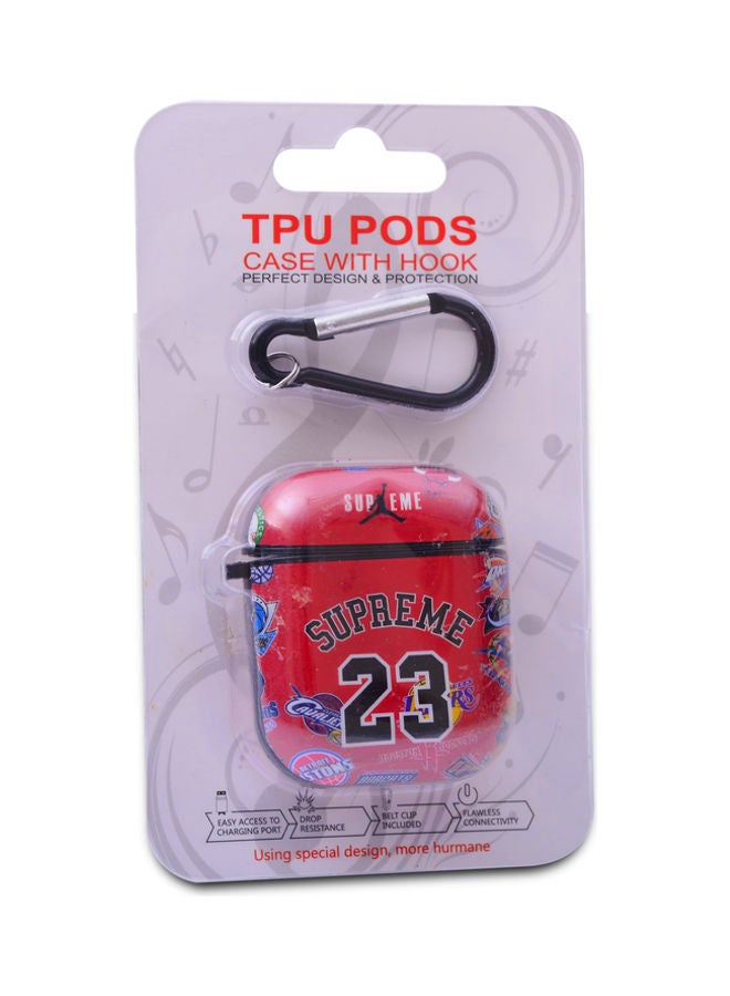 Generic - Apple AirPods Animation Case -  Basket ball Multicolour - Image 1