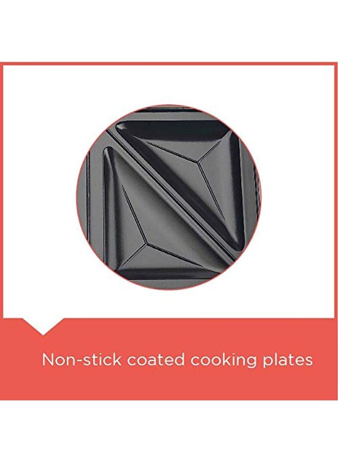 بلاك اند ديكر ماكينة صنع السندوتشات سعة قطعتين 750.0 W TS2000 أسود/رمادي - Image 4