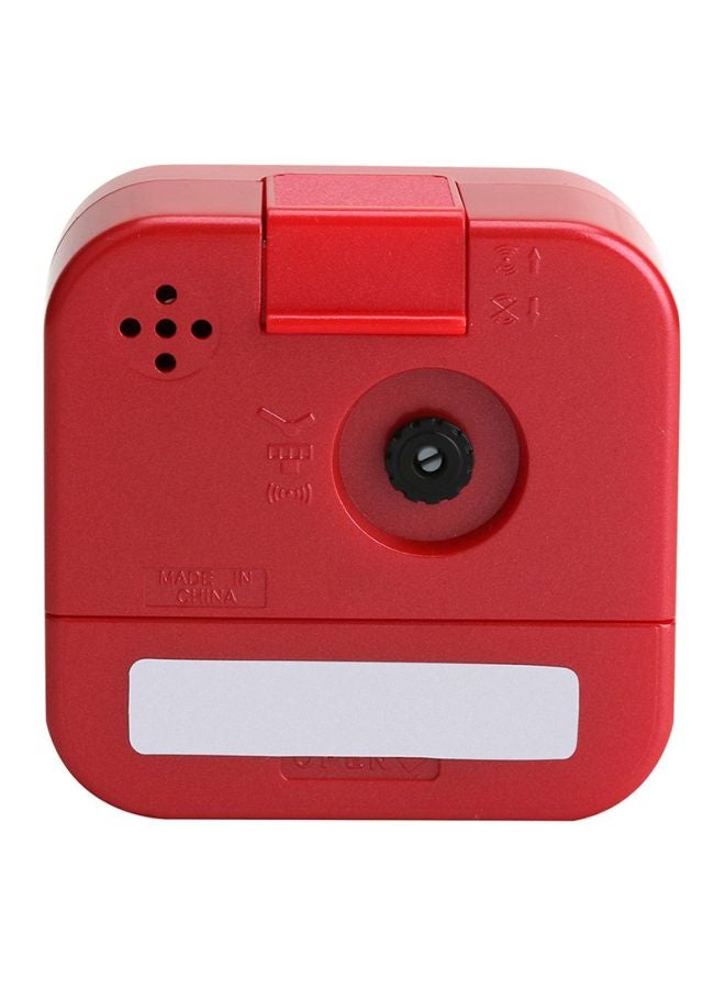 CASIO - Analog Alarm Desk Clock Red/Black/Green 6.7x6.4x3.4cm - Image 1