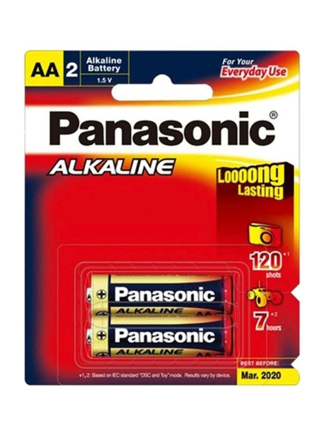 Alkaline Battery AA Gold/Black/White
