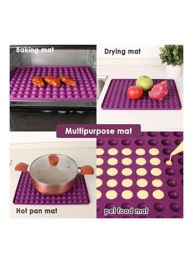 Multipurpose Baking Mold Purple 15x10.7x0.8inch - Image 5