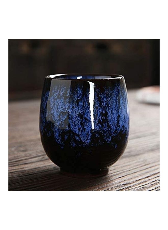 Set Of 2 Handmade Espresso Mugs Blue/Black 12*12*11cm - Image 2