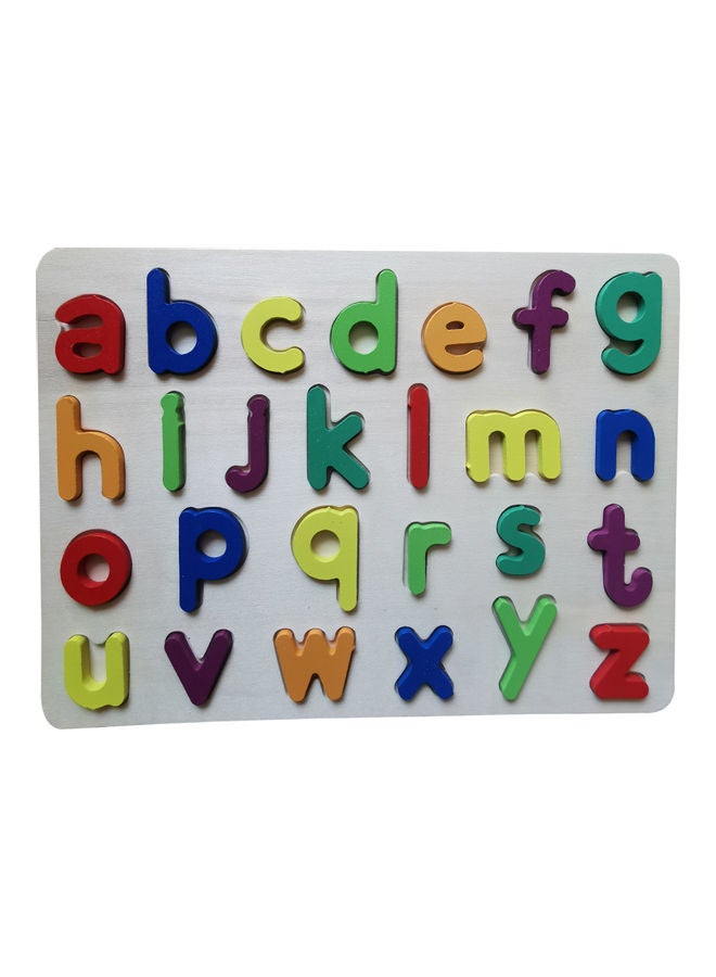لعبة أحجية خشبية لتعلم الحروف الأبجدية كابيتال وسمول - Image 2