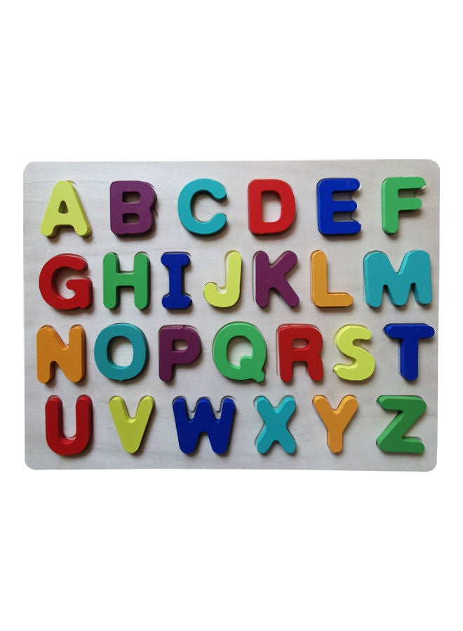لعبة أحجية خشبية لتعلم الحروف الأبجدية كابيتال وسمول - Image 3
