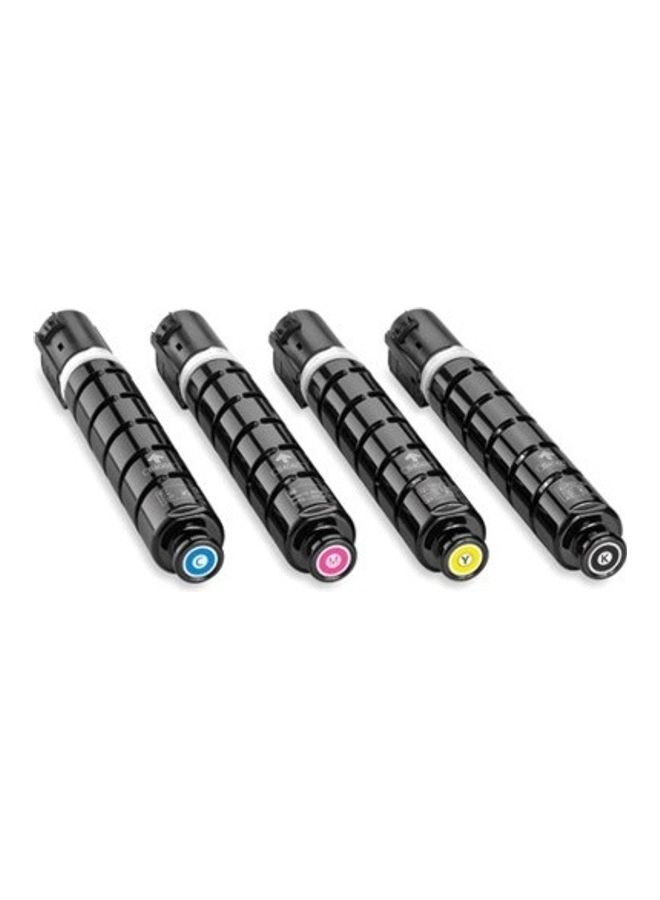 4-Piece Canon Compatible Toner Cartridge C-EXV 54 Black/Cyan/Yellow/Magenta 