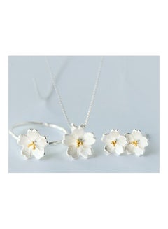 Floral Designed Jewellery Set